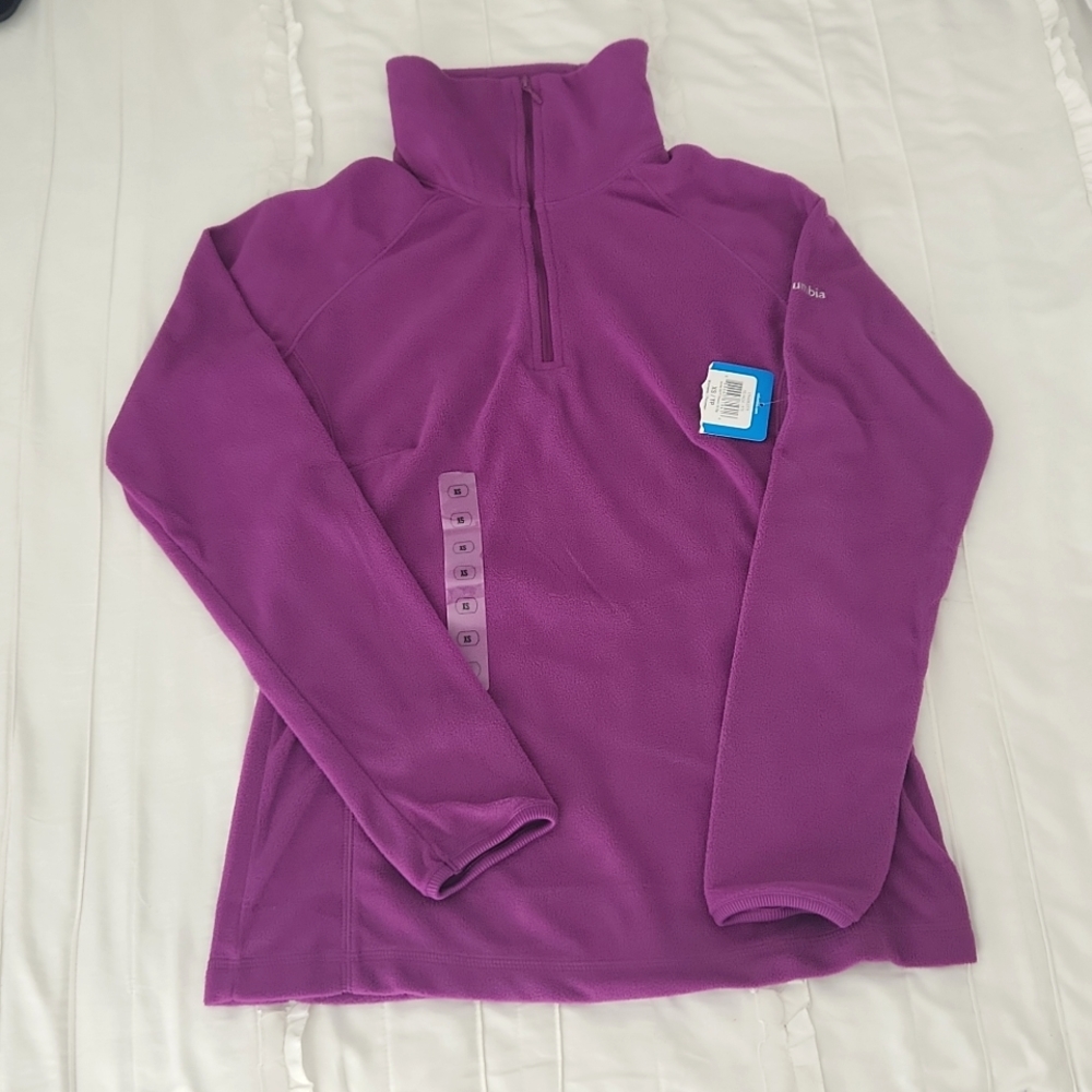 Columbia Fleece Women's Purple Sweater XS